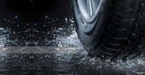 tires in water